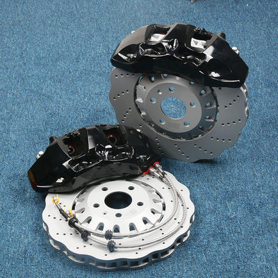 Flor de la aleación de aluminio S8 S6 Audi Brake Calipers Drilled Plum