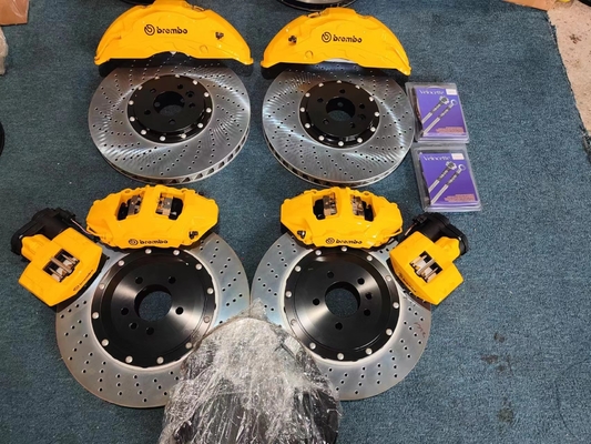 Amarillo 420x36mm Car Brake Kit 10pot Car Brake Caliper Fit para Audi Rsq3 / Akebono