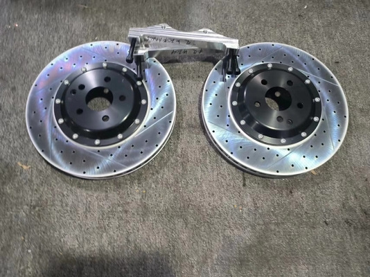 Rotor de freno de repuesto de discos negros de rendimiento apto para Mercedes Benz W204