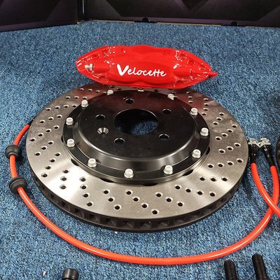 Tecnología forjada de dos piezas del CNC del cuerpo de 4 de la posición GT4 Honda calibradores del freno