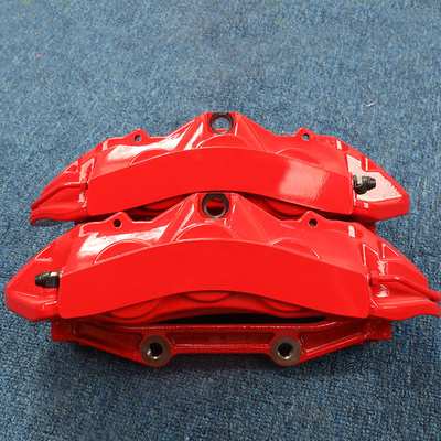 Ajuste automotriz del calibrador del pistón rojo de AMG 6 para Mercedes C63 W205 W212 Front Modified