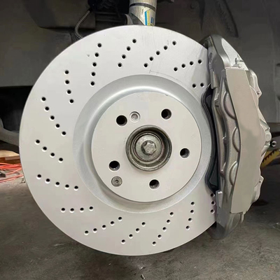 6 el pote Monoblock forjó los rotores de Mercedes Brake Caliper With 345m m