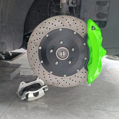 Pinza de Freno Monoblock Kia K5 Pinzas de 6 Pistones Color Verde