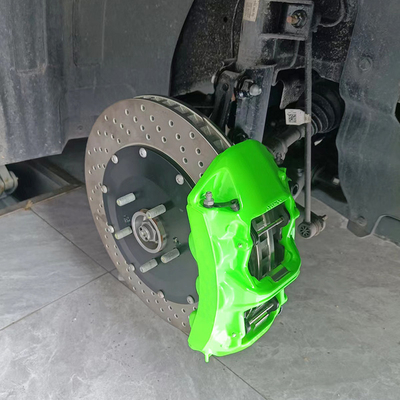 Pinza de Freno Monoblock Kia K5 Pinzas de 6 Pistones Color Verde
