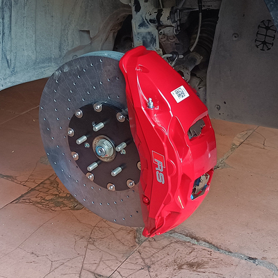 Modificación de coche 10 pinzas de freno de pistón discos de cerámica de carbono para Honda UR-V