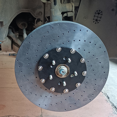 Modificación de coche 10 pinzas de freno de pistón discos de cerámica de carbono para Honda UR-V