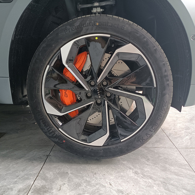 Pistón grande de los equipos 6 de Zeekr 21inch Rim Velocette Red Brake Calipers