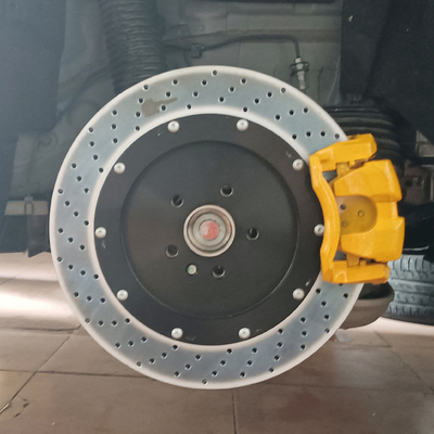 Tamaño grande pintado 355M M del rotor de Upgreade del lado trasero del calibrador del freno de BMW 320