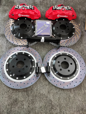 Los equipos de las pinzas de freno del coche 6pot bordean el tamaño R18 para BMW G30 / Brembo 18Z