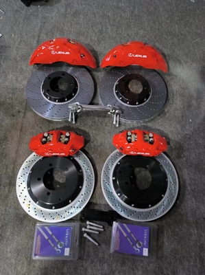 Equipos rojos del calibrador de freno de los discos del color los 420MM cabidos para Toyota Lx570 Brembo GT4