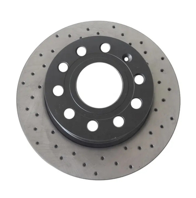 OE 95535140251 Disco de freno de automóvil de aleación de titanio Tamaño 350*34MM Semimetal Inpolvoriento