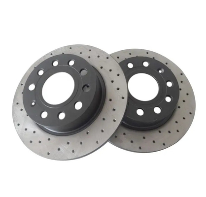 OE 95535140251 Disco de freno de automóvil de aleación de titanio Tamaño 350*34MM Semimetal Inpolvoriento