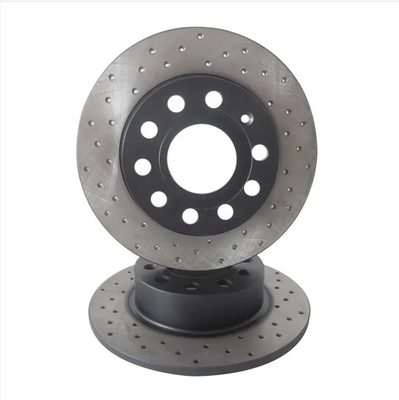 OE 95535140251 Disco de freno de automóvil de aleación de titanio Tamaño 350*34MM Semimetal Inpolvoriento