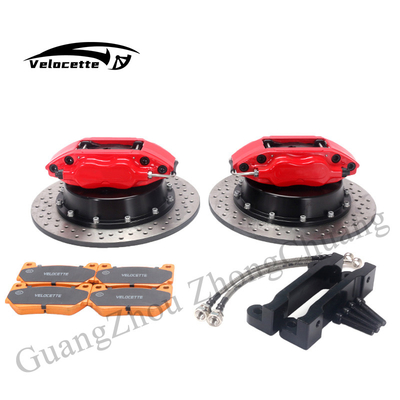 Kit de calibre de freno grande 7600 4-Pot Calibre de horno de pistón para ruedas de 15-16 pulgadas 285-300mm para BMW X1 X3 X5