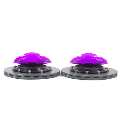 Disco de freno de color púrpura 9N 380-400mm para piezas y repuestos de automóviles, pinza de freno de 6 pistones para rueda trasera de 19-20 pulgadas