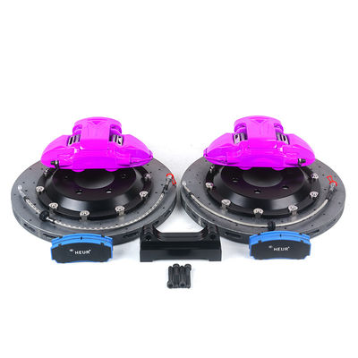 Disco de freno de color púrpura 9N 380-400mm para piezas y repuestos de automóviles, pinza de freno de 6 pistones para rueda trasera de 19-20 pulgadas