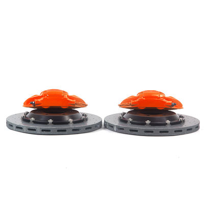 9N Color Naranja 380-400mm Disco de freno Partes y repuestos de automóviles 19-20 pulgadas 6 pistones Calibre de freno Rueda trasera