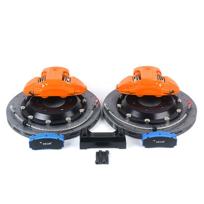 9N Color Naranja 380-400mm Disco de freno Partes y repuestos de automóviles 19-20 pulgadas 6 pistones Calibre de freno Rueda trasera